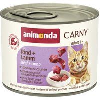 animonda Carny Adult lam en rund 6x200 g