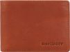 Davidoff Essentials portemonnee RFID leer 10 cm - Mannen - Horizontaal - cognac