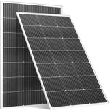 Merkloos 2 stuks 100W Monokristallijne Zonnepanelen