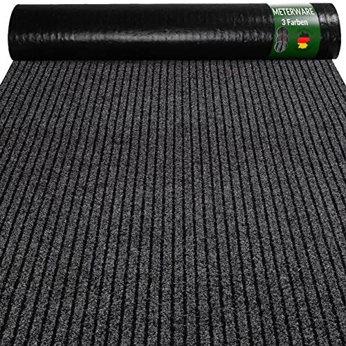 ANRO Loper Mischa Zwart 500x100cm