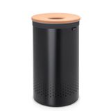 Brabantia Round Laundry Basket - 60L - Black
