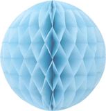 Non-branded Christmas balls - light blue - 10 cm