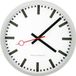 EUROTIME 59530-07 Wandklok Zendergestuurd 35 cm Zilver