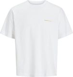 Jack & Jones T-shirt Jorparos Easter Sketch Tee Ss Crew 12273171 Bright White/bandana Mannen Maat - S