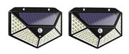 TEMPO DI SALDI 1 paar solarlampen voor buiten, met 100 leds