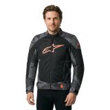 Alpinestars T-SP X Superair Veste Gris Camo Rouge Fluo Taille 3XL