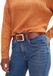 Tom Tailor - TTEVE leren riem met vierkante gesp - Maat 80 - light brown uni