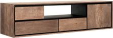 24Designs Metropole Meuble TV suspendu Medium - B155 X H40 Cm - Teck