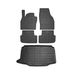 OMAC 6514YPS1-484 Tapis de sol noir, Caoutchouc
