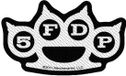 Five Finger Death Punch Knuckles Patch Standaard Polyester