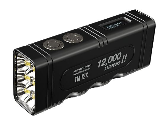 Nitecore TM12K Zaklamp - 12000 Lumen - Oplaadbaar