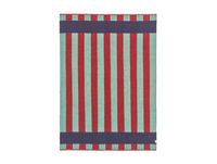 Scandi Living Plaid en laine Aisles 130x180 cm Vert