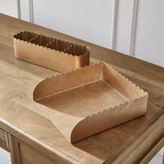 Loberon Organizer set van 2 Cévoline antiekmessing