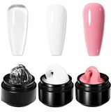 Born Pretty Builder gel - 3x15 ml - HEMA-vrij - Buildergel - Builder gel nagels - Builder gel set - Builder gel gel nagels - Gelnagels - Gel nagels - Gel voor nagels - Hard gel - Polygel
