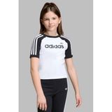 adidas Originals T-shirt wit Meisjes Katoen Ronde hals Printopdruk - maat 152