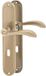ERGO line Jeu de ferrure pour porte intérieure - Verona - Bronze classique (patine) Poignée de porte - avec trou de serrure SL56