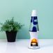 Fisura Waxinelicht Lavalamp - Wit Met Blauwe Lava