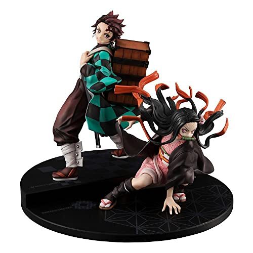 Megahouse DEMON SLAYER - Kamado's Broer & Zuster - Beeldje GEM Serie 17cm