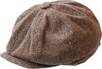 Widmann Vintage Baret Jaren 20 Bruin Polyester Unisex Carnaval