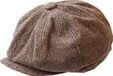 Widmann Vintage Baret Jaren 20 Bruin Polyester Unisex Carnaval