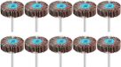 Bol Schuren Flap Polijstschijf Slijpen Flap Disc - 10 pièces pour accessoires d'outil rotatif Dremel
