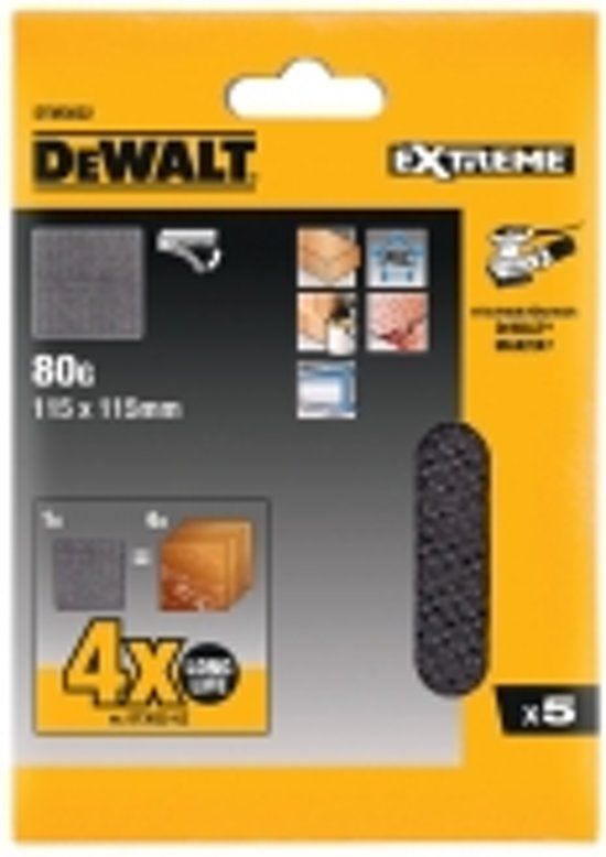 DeWalt Mesh schuurgaas 115 x 115mm K80
