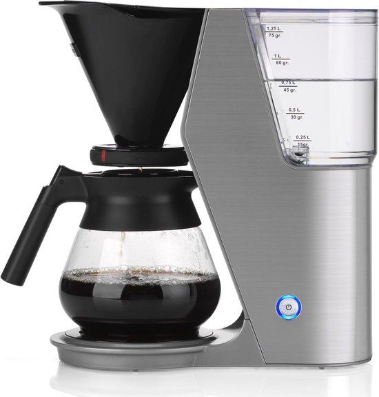 Espressions Junior EP1034 - Filterkoffiezetapparaat - RVS - 10 kopjes - Zilver