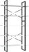 vidaXL Boekenkast met 5 schappen 100x30x175 cm bewerkt hout wit