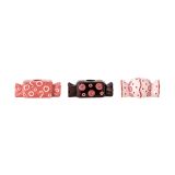 Bloomingville Maiano bougeoir Rose, 3 pièces, 12 cm