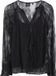 s.Oliver Kanten blouse met topje zwart