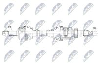 NTY Antriebswelle NPW-RE-126 Vorderachse rechts | Compatibel met: RENAULT KADJAR