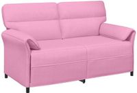 vidaXL Bank 100% polyester roze