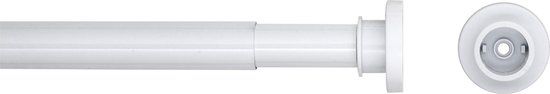 Sealskin Seallux Douchegordijnstang - 80-130 cm - Wit