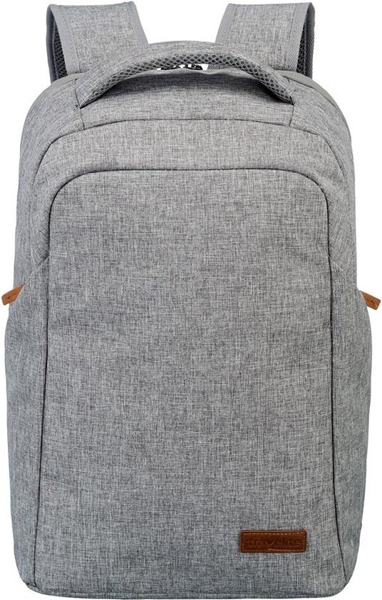 travelite Basics Safety Backpack light grey