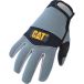 CAT - Synthetisch Lederen Handschoenen - Neopreen Achterkant - Siliconen Vingertoppen - Maat M
