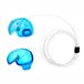 Docsplugs Pro Bouchons d'oreilles Avec Cordon de surf Bleu L