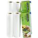 KitchenBoss Vacuümzakken voor levensmiddelen met cutter-box: 4 rollen 20/28x500 cm vacuümrollen BPA-vrije vacuümfolie voor folielasapparaat Sous Vide zak