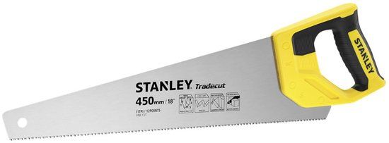 STANLEY Houtzaag Tradecut Fijn 450mm 11 TPI - STHT20355-1