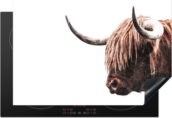 KitchenYeah® Inductie beschermer 76x51.5 cm - Schotse Hooglander - Inductiebeschermer