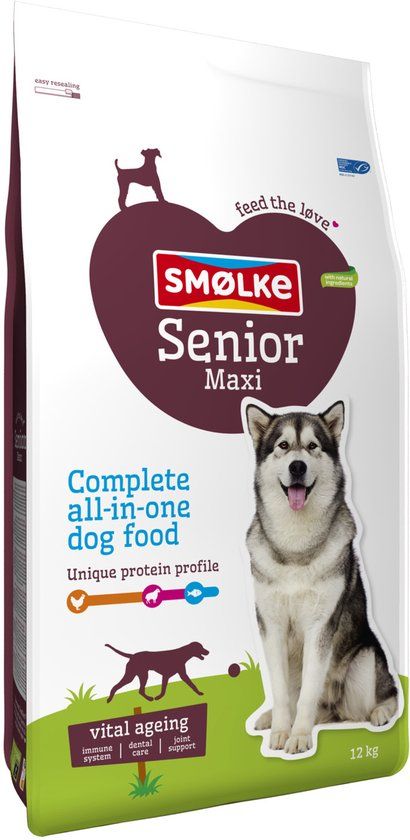 SMOLKE Smølke Senior Maxi - 12kg - Hondenvoer
