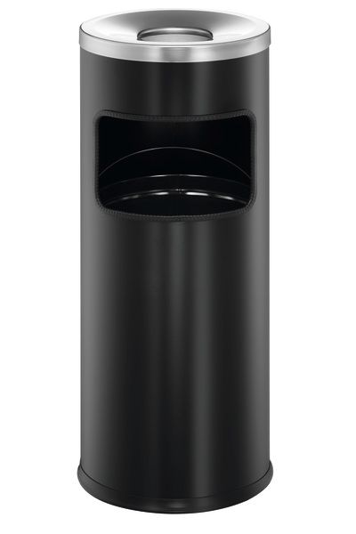 Durable 3332 Afvalcontainer - Zwart - Metaal - Rond - 63cm