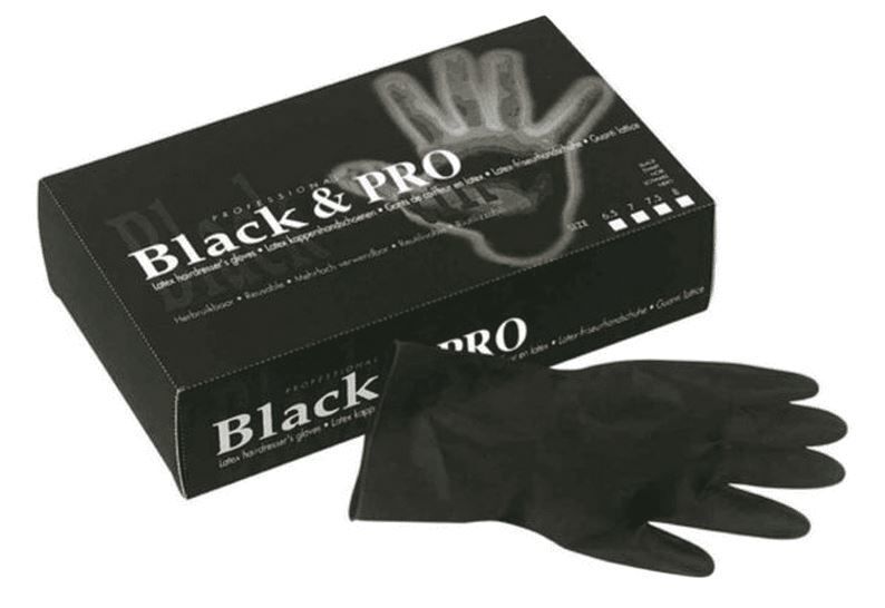Sibel Handschoen Latex S Zwart Satin 20St