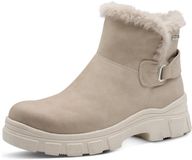 Tamaris - Dames - Enkellaarzen - Beige - Maat 41