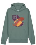 Watapparel Sweatshirt 'Hot Dog' spar / oranje / rood