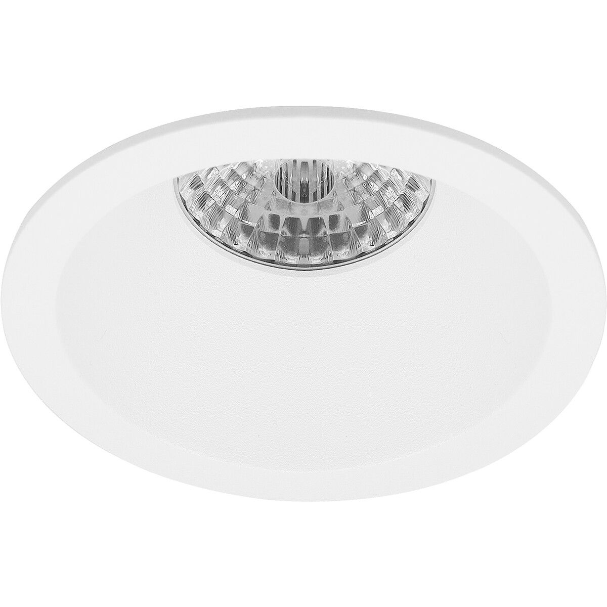 Pragmi Pollon Pro - Inbouwspot Rond - GU10 - Mat Wit - Ø82mm