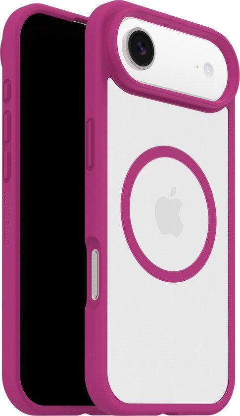 OtterBox React MagSafe - Geschikt voor iPhone Air - Roze, Transparant