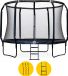 BLITS Urban trampoline - Ø 427 cm - Zwart