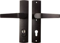 AXA 6662 All Black VH garnituur kruk/kruk met kerntrekbeveiliging SKG3, PC92
