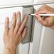 MeasurePro MeasurePro Kabinet Hardware Installatie Kit - Deur & Lade Sjablonen - Zilveren Plastic Knoppen - 27,94 cm x 22,86 cm