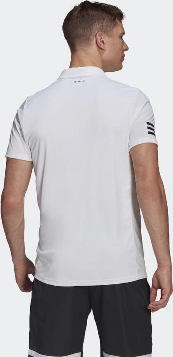 Adidas Club 3 -Stripes Sportpolo Heren - Maat L